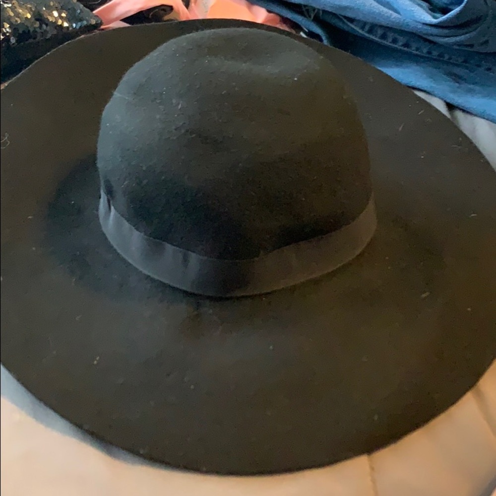 black wool hat